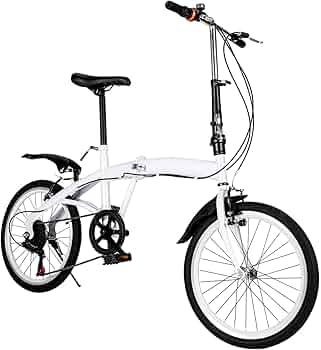 Amazon | 折りたたみ自転車 20インチ 大人用折りたたみ自転車 6速軽量