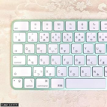 Amazon.co.jp：カラー グリーン 指紋認証 APPLE MAGIC KEYBOARD