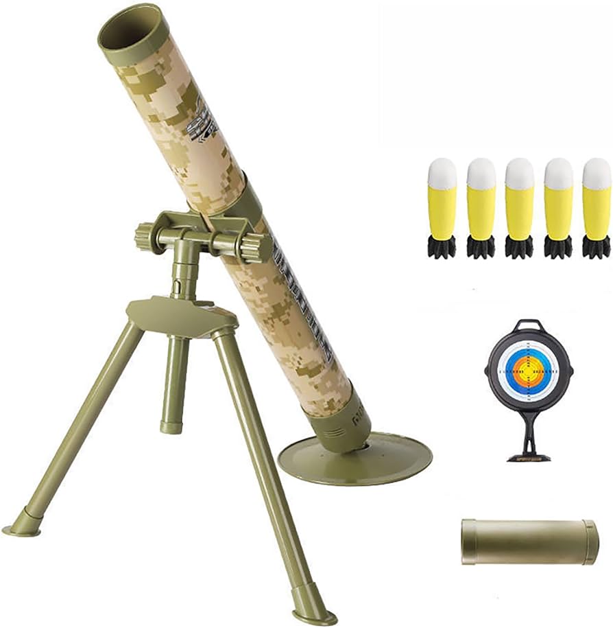 Amazon.com: Mortar Launcher Playset for Kids 6-12 Years Old, Soft