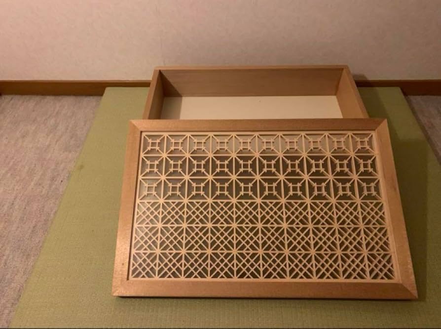 Amazon.co.jp: 組子 組子細工 小物入れ 華台 : ホーム＆キッチン