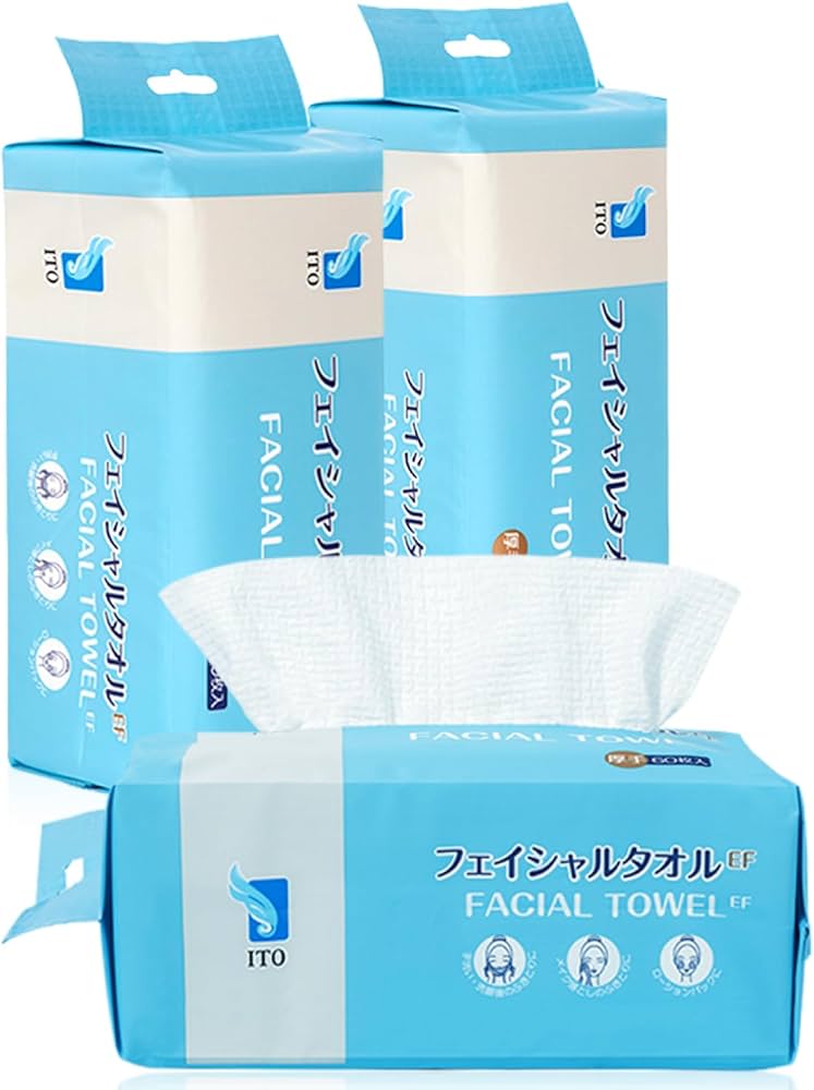 Amazon | ITO フェイシャルタオル EF 【3個セット】 ふわふわ厚手