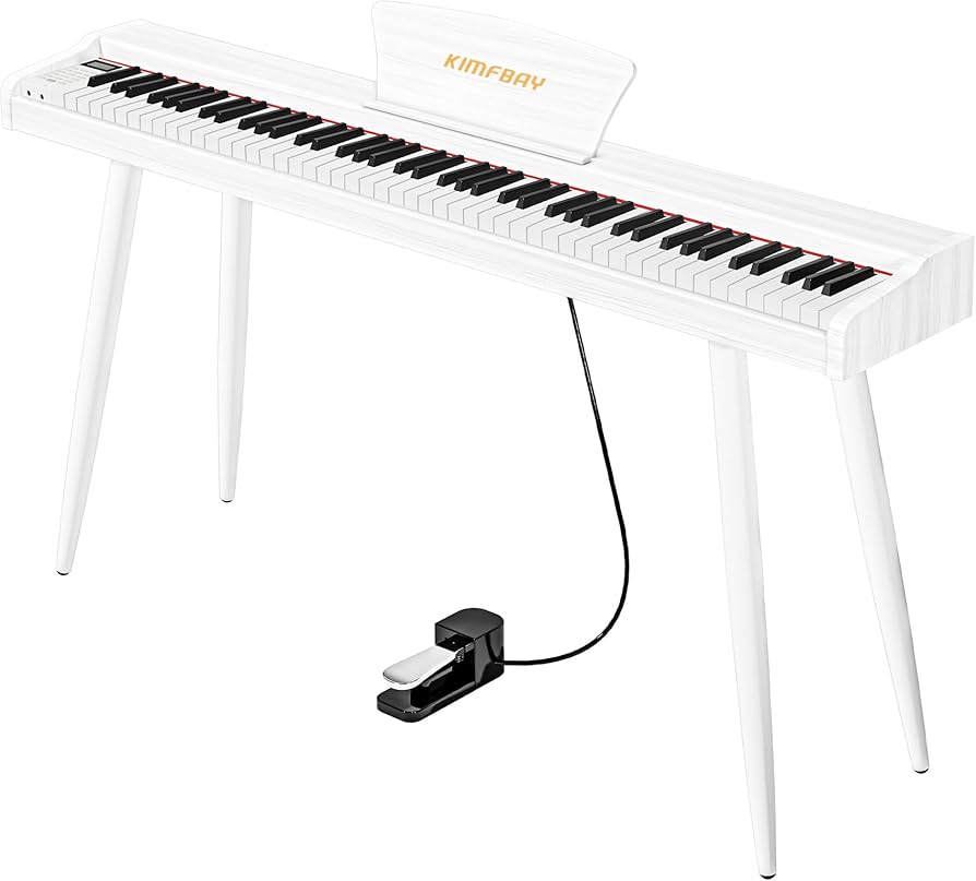 木製 電子ピアノ88鍵盤 木製 本体 Digital Piano ホワイト