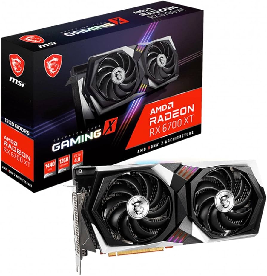 Amazon.com: msi Gaming Radeon RX 6700 XT 192-bit 12GB GDDR6 DP