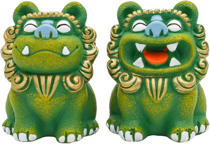 Amazon.co.jp: OBOROZUKI シーサー 置物 オブジェ インテリア 雑貨