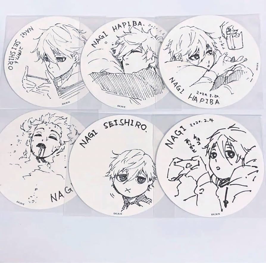 ブルーロック 原画展 ブルロ コースター 凪誠士郎 タワーレコード