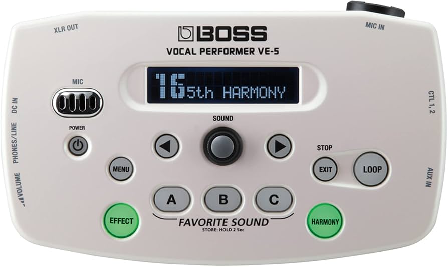 Amazon | BOSS(ボス) Vocal Performer VE-5-WH | エフェクター