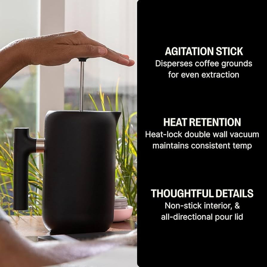 Amazon | [メーカー公式] Fellow Clara フレンチプレス コーヒー