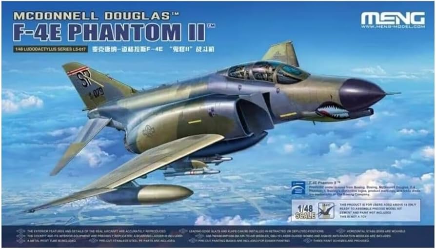 Amazon.com: MENG Sprue Brothers 1:48 F-4E Phantom II, MNGLS017