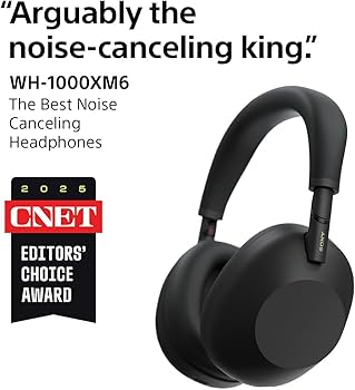 Sony WH-1000XM6 Kablosuz Bluetooth Kulaklık, Gürültü Önleyici
