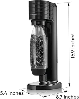 Amazon.com: SodaStream Gaia Sparkling Water Maker, Black: Home