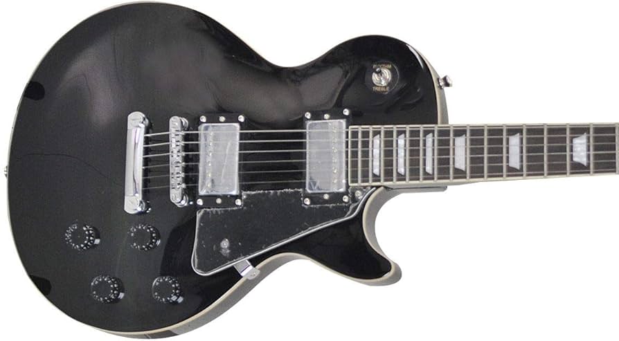 Amazon | PLAYTECH (プレイテック) エレキギター LP400 Black レス