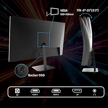 Amazon.com: KTC 24.5'' Gaming Monitor, FHD 1080P 180Hz (Up to
