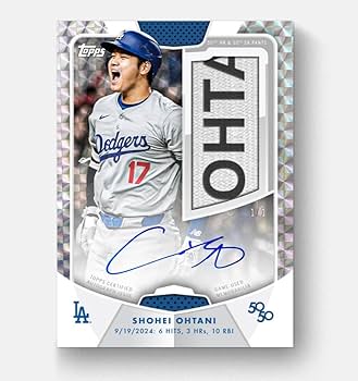 Amazon.co.jp: 2024 Topps 50/50 大谷翔平 10パック入りボックス (2024