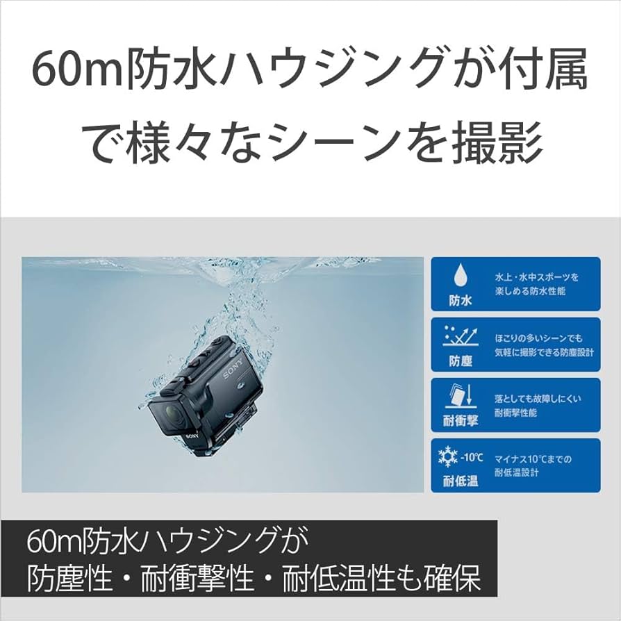 Amazon | SONY(ソニー) ウエアラブルカメラ アクションカム ベーシック
