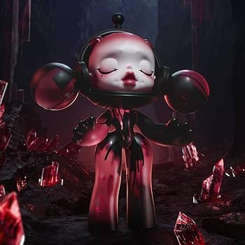 POP MART MEGA α SKULLPANDA 400% Red Crystal Series : Amazon.in