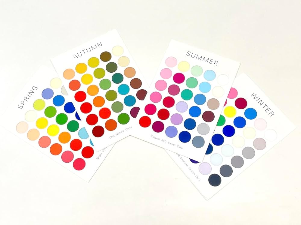 Amazon.co.jp: AIS パーソナルカラー スウォッチ カード 4シーズン4枚