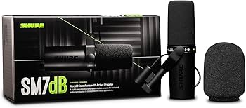 Amazon.co.jp: SHURE プリアンプ搭載 SM7dB : ダイナミックマイク