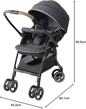 Amazon.co.jp: アップリカ 軽量オート4輪両対面ベビーカー ラクーナ