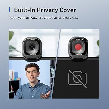 Amazon.com: Anker AnkerWork C310 Webcam, 4K Webcam, 12 Megapixel
