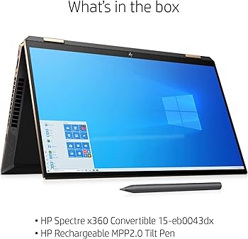 Amazon.com: HP Spectre X360 15.6 Inch 4K UHD Touch-Screen 512GB