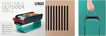 Amazon.co.jp: UNA アウトドア ポータブル チャコールグリル