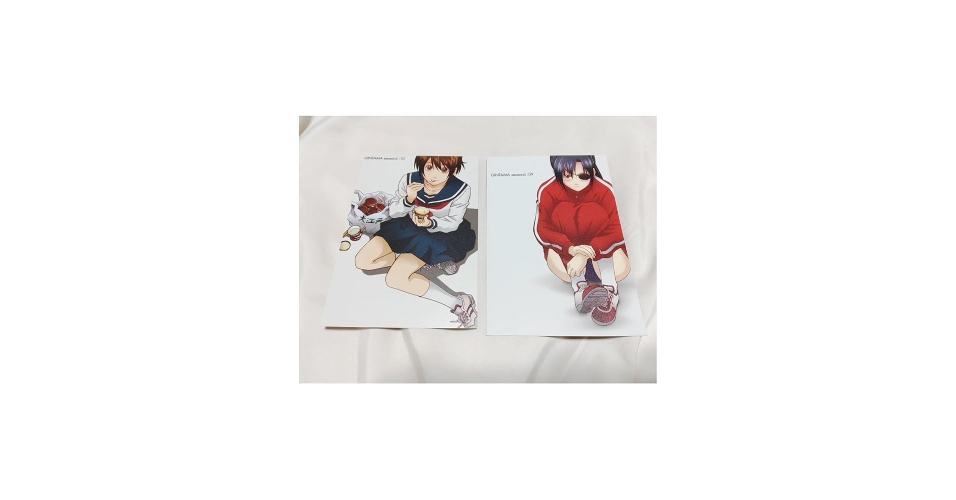 Amazon.co.jp: 銀魂 イラストカード 志村妙 柳生九兵衛 2枚セット : ホビー