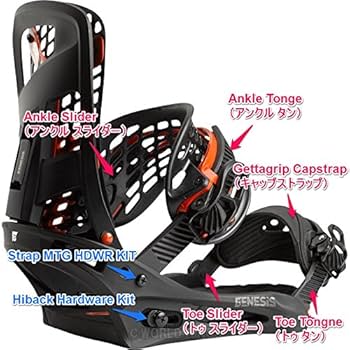 Amazon | (バートン)Burton アンクル タン 1 足首側ストラップ
