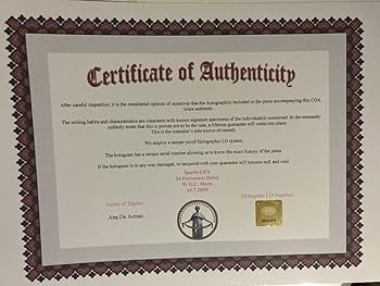 Amazon.co.jp: アナデアルマス 直筆サイン入り写真 ホログラム付き