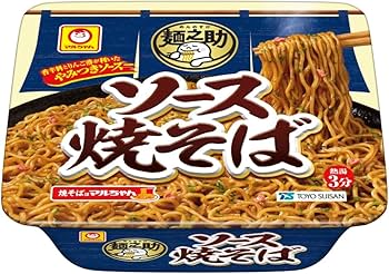 Amazon.co.jp: マルちゃん 麺之助 ソース焼そば 113g×12個 (カップ