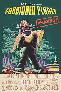 Amazon.co.jp: 禁断の惑星 1956 レトロ ヴィンテージ SF映画 ロビー