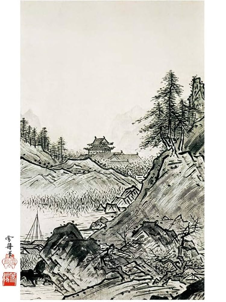 初雪の堤 油絵 P10（530×410mm） 初雪の堤 油絵 P10（530×410mm） 初雪