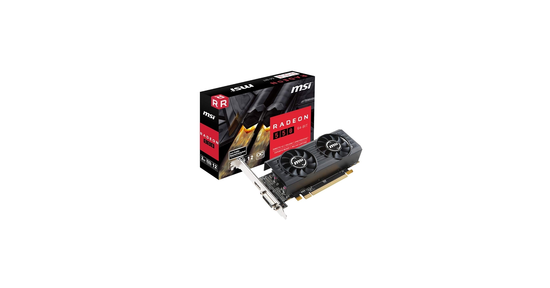 Amazon.com: msi Gaming Radeon 550 64-Bit HDMI/DVI 2GB GDRR5 HDCP