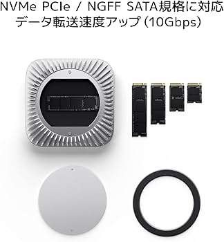 Amazon | Mac Mini M4 対応ハブ RayCue USB-Cハブ 10-in-1 -NVMe SSD