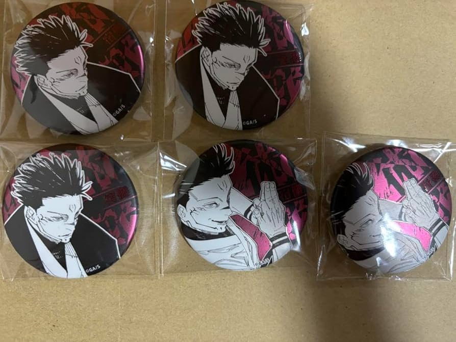 Amazon.co.jp: 呪術展 デコレクション缶バッジ 両面 宿儺 W : おもちゃ