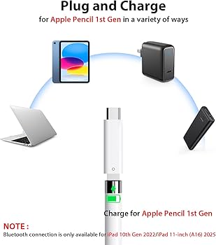 Amazon.com: USB C Pencil Adapter for Apple Pencil 1st Generation