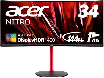 Amazon.co.jp: Acer ゲーミングモニター Nitro XZ342CUPbmiiphx 34
