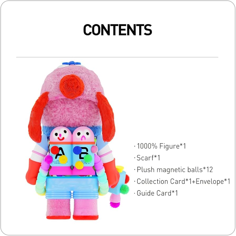 Amazon | POP MART MEGA SPACE MOLLY 1000% Jon Burgerman | ロボット