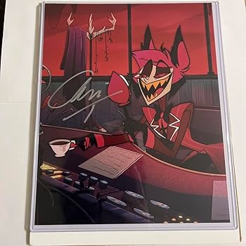 Amazon.co.jp: ハズビンホテル アラスター 声優 直筆サイン ポスター