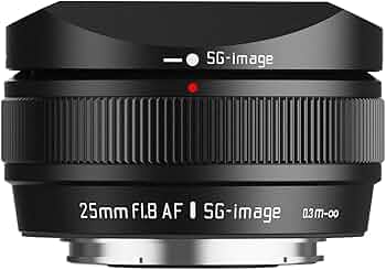 Amazon.co.jp: SG-image AF 25mm F1.8 II APS-C Xマウント 富士