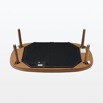 Amazon | 無印良品 こたつにもなるローテーブル ダークブラウン 大 幅