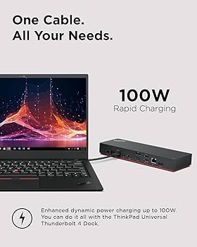 Amazon.co.jp: Lenovo ThinkPad ユニバーサル Thunderbolt 4ドック、4
