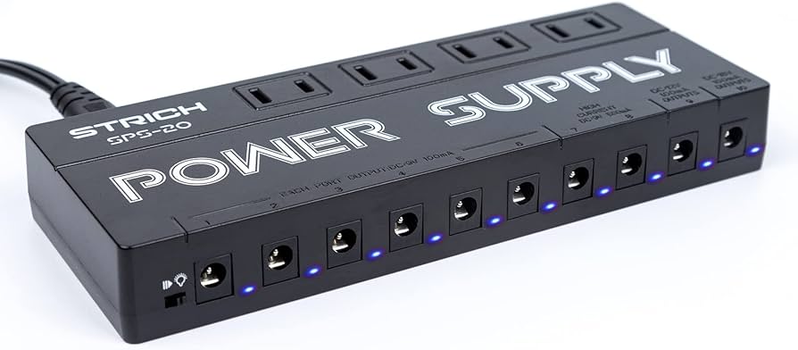 Amazon | STRICH エフェクター電源 9V/12V/18Vエフェクターボード用