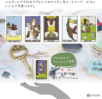 Amazon.co.jp: 【缶ケース入り】ワンダーランド タロット The