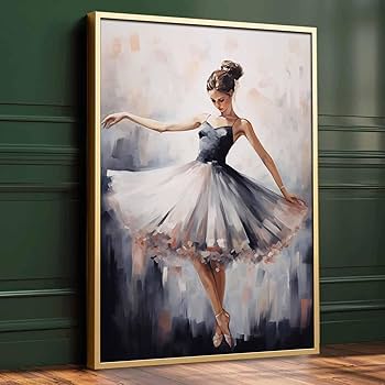 Amazon.co.jp : 女性ダンシングペインティング バレリーナダンサー