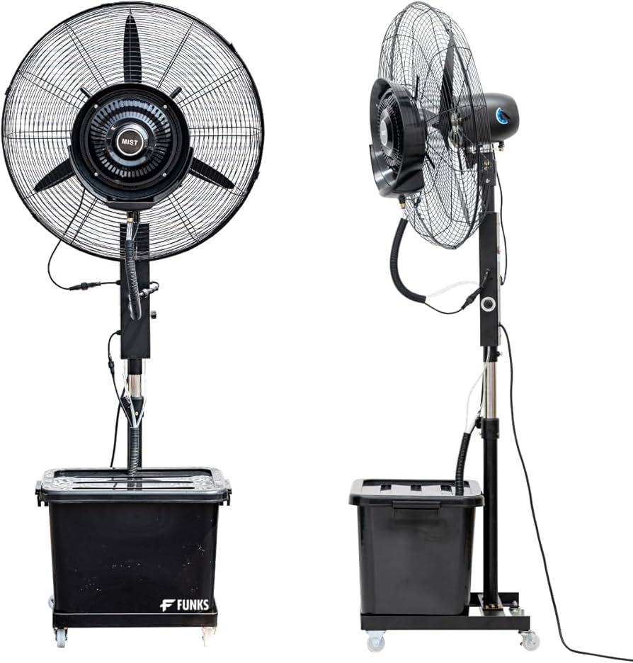 Amazon | FUNKS ミストファン 業務用 屋外 ミストファン扇風機 72cm
