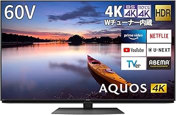 Amazon | シャープ 60V型 液晶 テレビ AQUOS 4T-C60CN1 4K チューナー