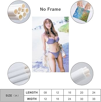 Amazon.co.jp: 酒井若菜写真ビキニ下着アートパネルポスター アート