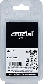 Amazon.co.jp: Crucial ノートPC用 メモリ PC4-25600(DDR4-3200) 64GB