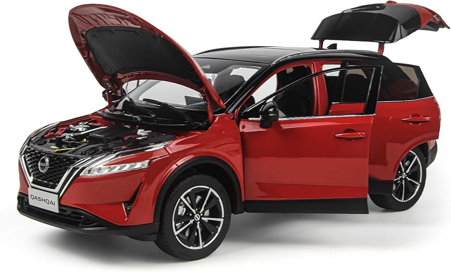 Amazon | PAUDI MODEL 1/18 日産 ミニカー Nissan デュアリス 2023 赤