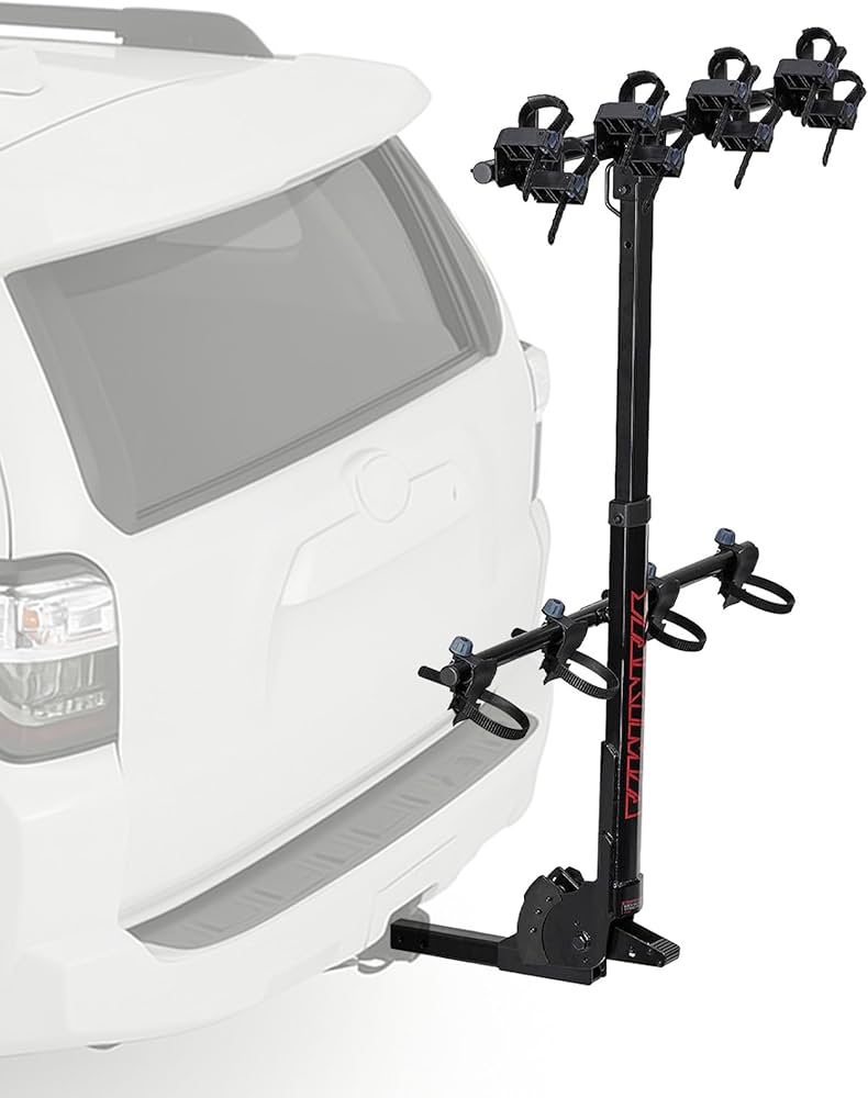 Amazon.co.jp: サイクルキャリア 4台積み HangTight 4 ハングタイト4 2